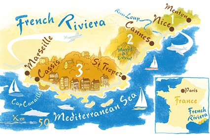 mapa regionu